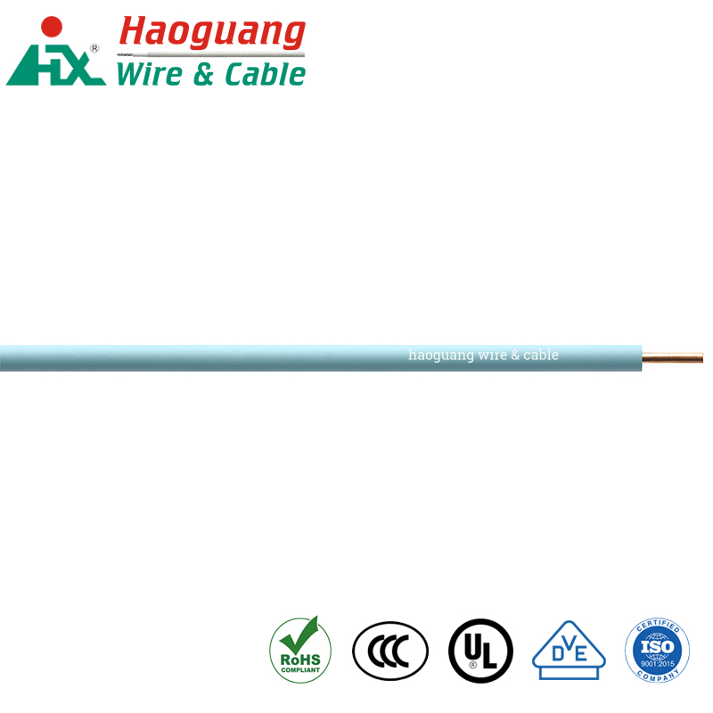 Fixed Wiring အတွက် 60227 IEC 05 06 BV RV PVC တစ်ခုတည်းသော Core ကြိုး