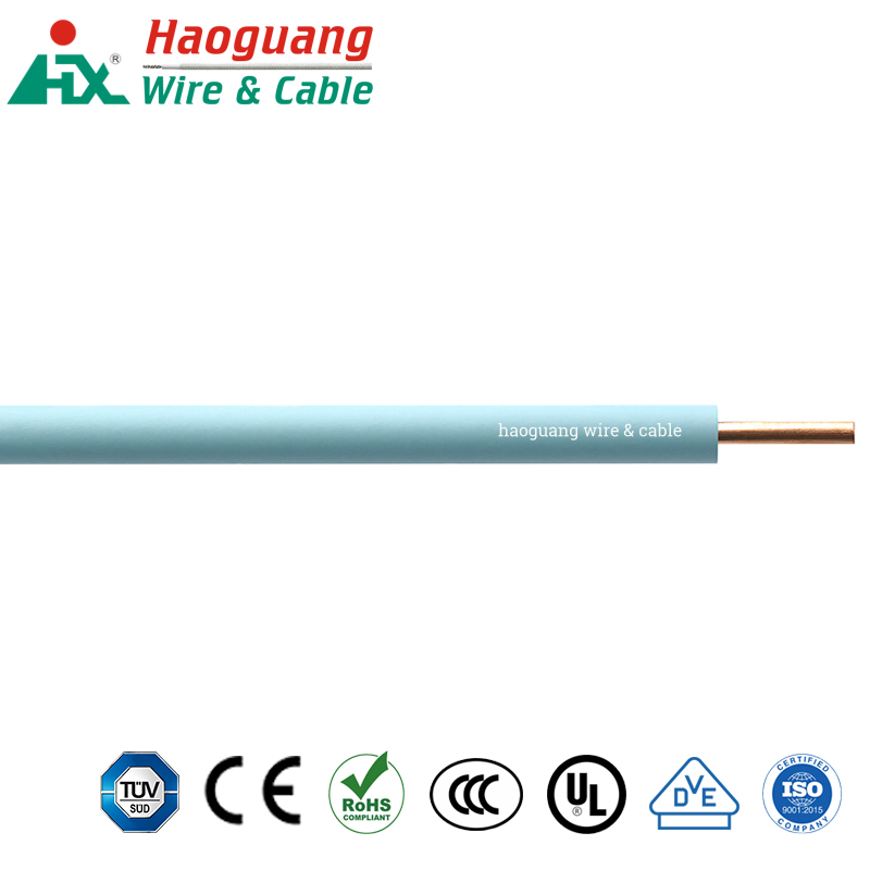 H07Z1-K H07Z1-U Flexible LSZH လျှပ်ကာ Single Core Cable