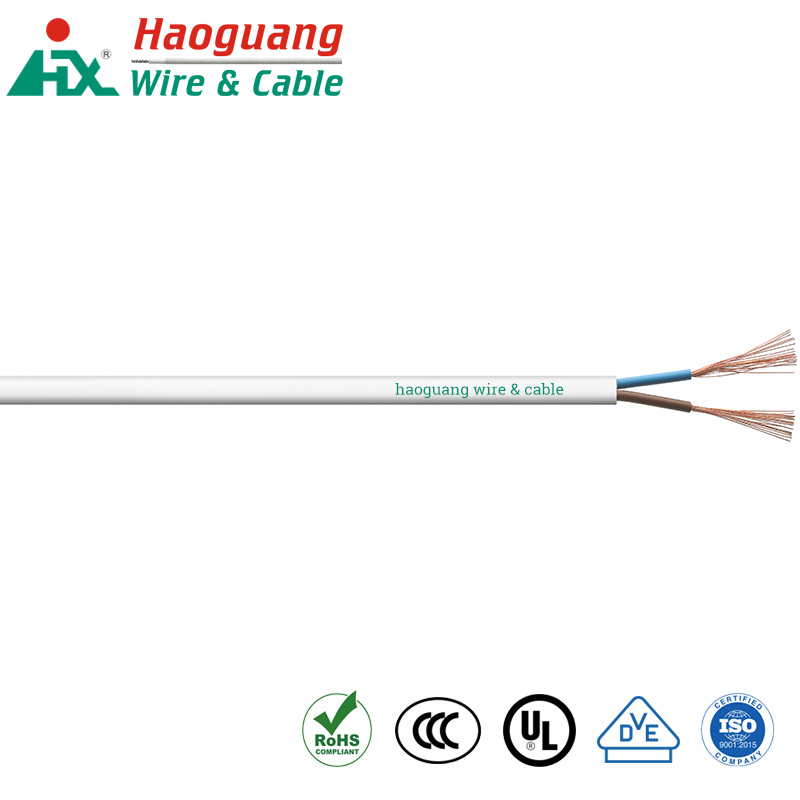 VDE H03VVH2-F PVC Multi Core 300V Power Cable